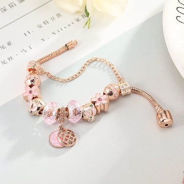 Fashion Love Geometric Bracelet – Rose Gold Jewelry for Women