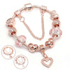 Fashion Love Geometric Bracelet – Rose Gold Jewelry for Women