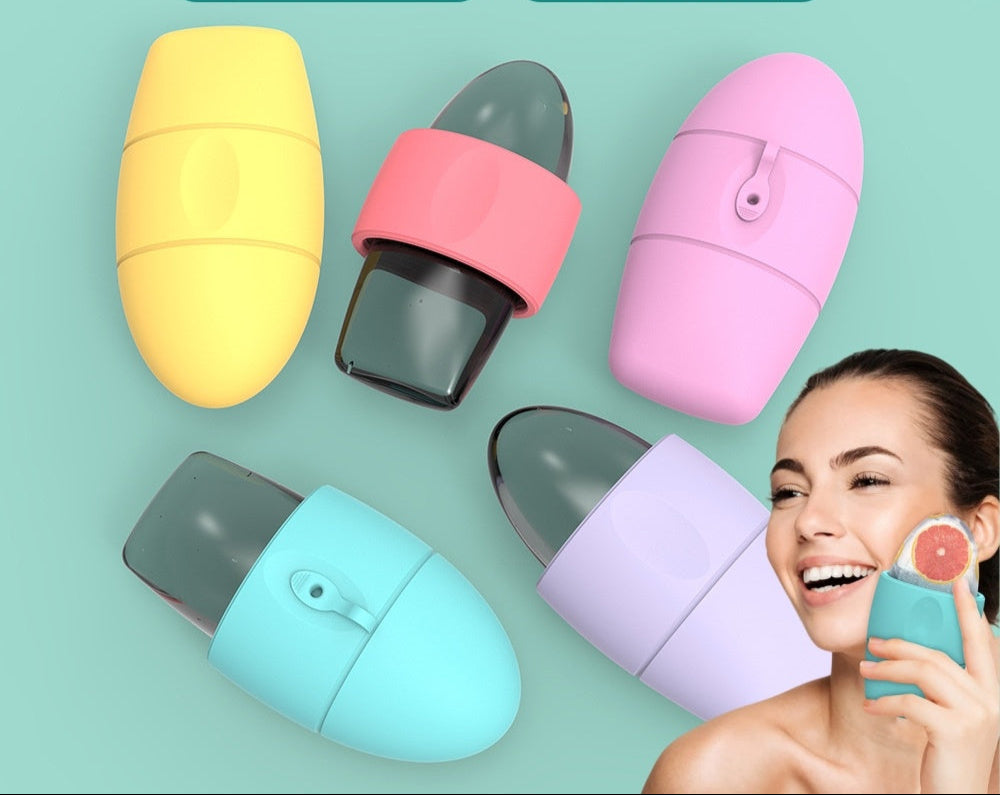 Silicone Ice Face Roller – Pore Shrinker, Dark Circle Remover & Skin Massage