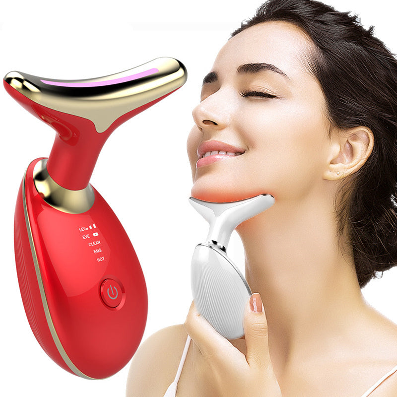 EMS Thermal Neck Lifting Massager – Electric Wrinkle Remover & Tightener
